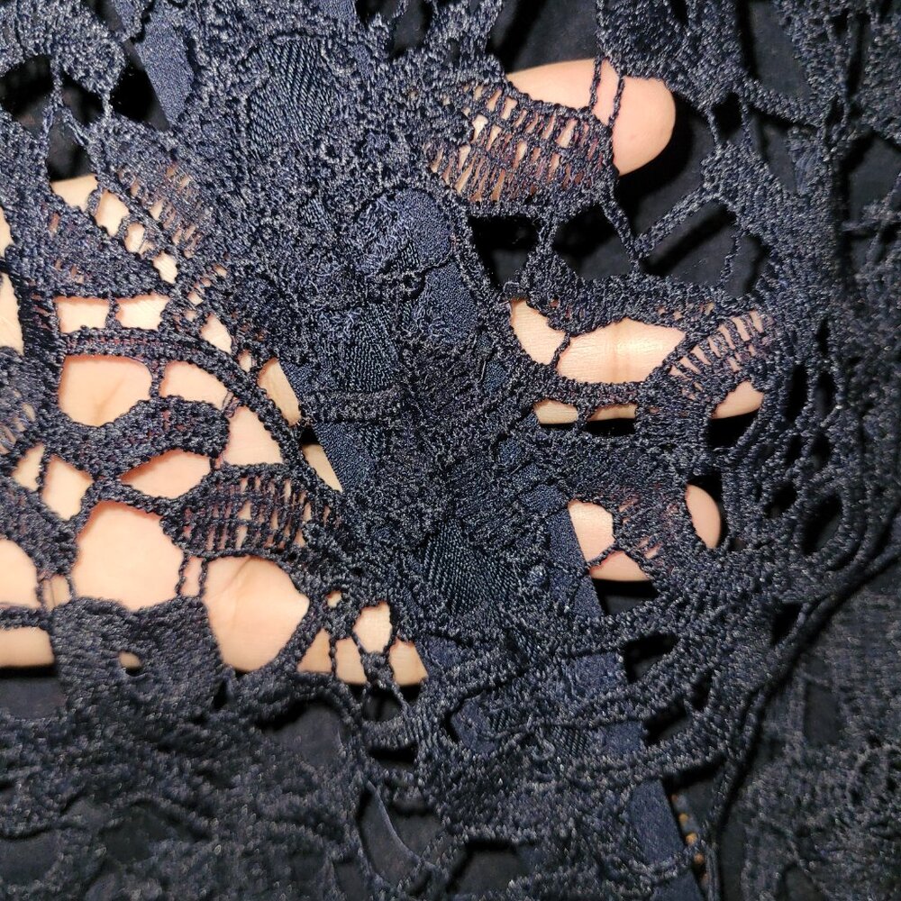 Adelyn Rae.  Tweed/Crochet Dress. Size M. - Picture 7 of 9